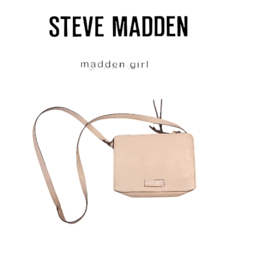 Madden Girl Cream Crossbody Bag